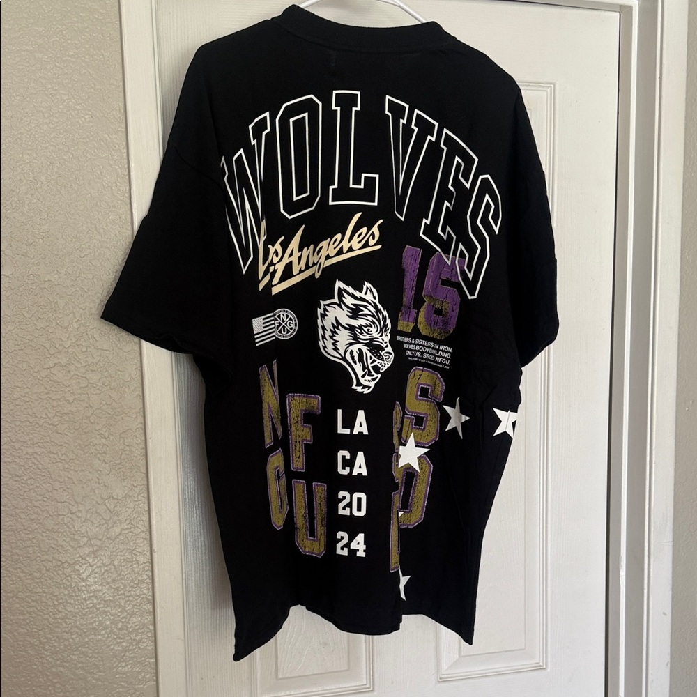 Darc Sport Black Wolves Graphic Tee LA Lakers Edition - Picture 2 of 4